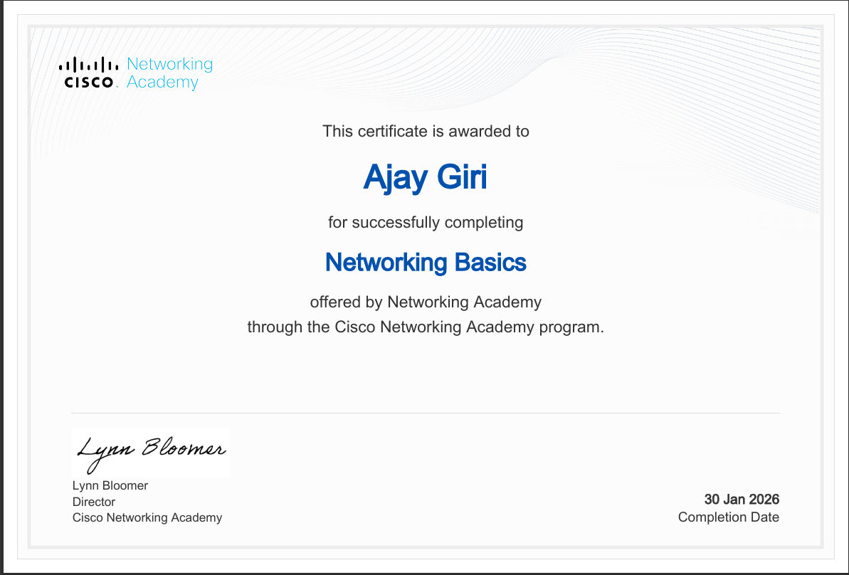 Certification